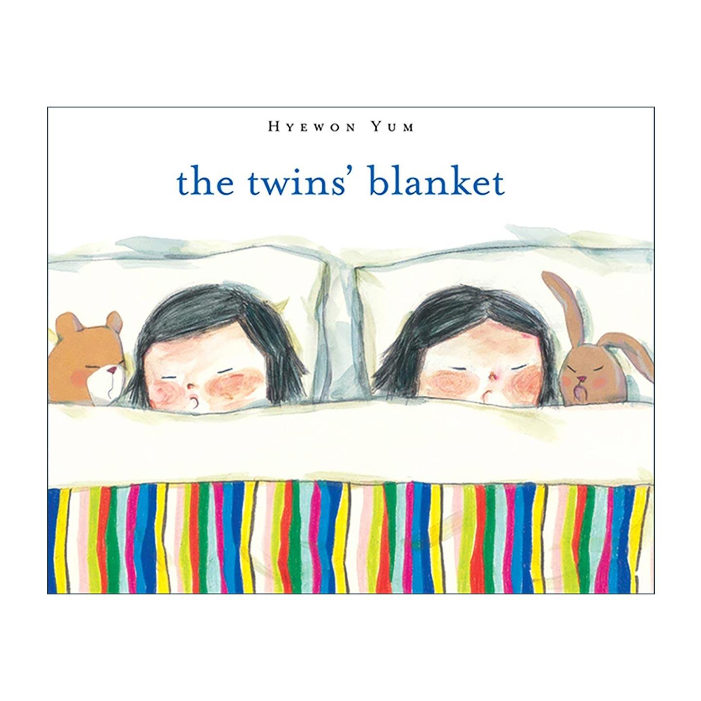 英文原版 The Twins' Blanket 双胞胎的毯子 精装图画书 廉惠媛 英文版 进口英语原版书籍