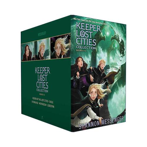 英文原版 Keeper of the Lost Cities Collection 失落城市的守护者1-5册套装 精装 英文版 进口英语原版书籍