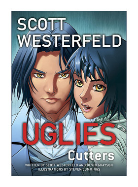 英文原版 Uglies: Cutters 丑八怪 剪刀手 青少年奇幻漫画小说 Scott Westerfeld 英文版 进口英语原版书籍