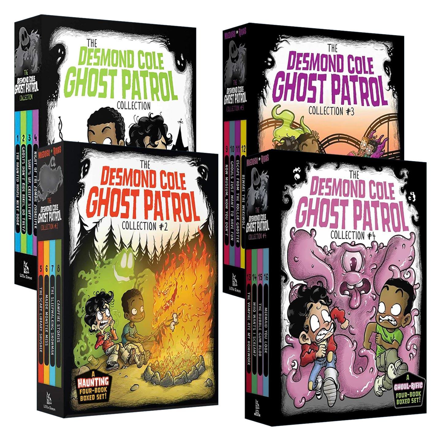 英文原版 The Desmond Cole Ghost Patrol Collection 德斯蒙德科尔幽灵巡逻队系列1-16册套装 初级章节书 英文版 进口原版书籍