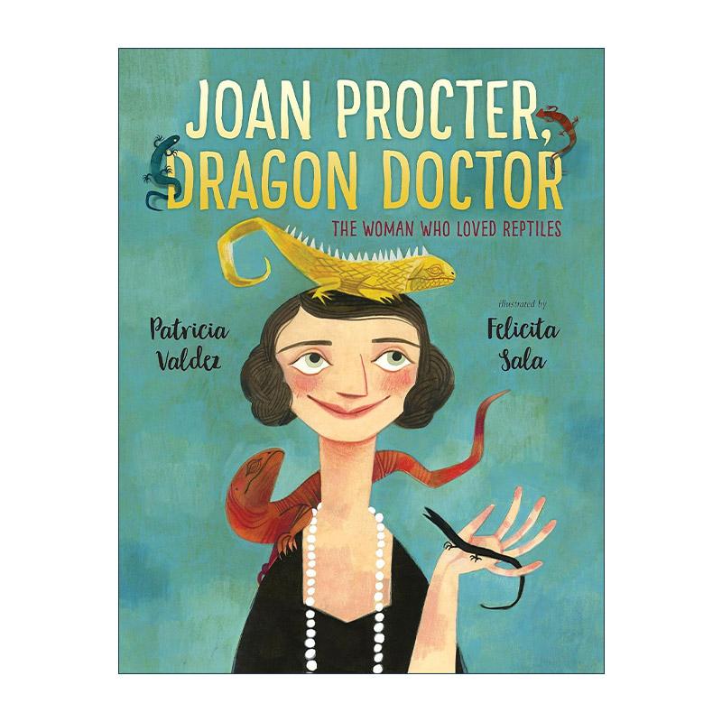 英文原版 Joan Procter Dragon Doctor 女性开拓者小传 龙医生与科莫多巨蜥 两栖爬行动物学家琼·普罗科特 儿童绘本 帕特里夏