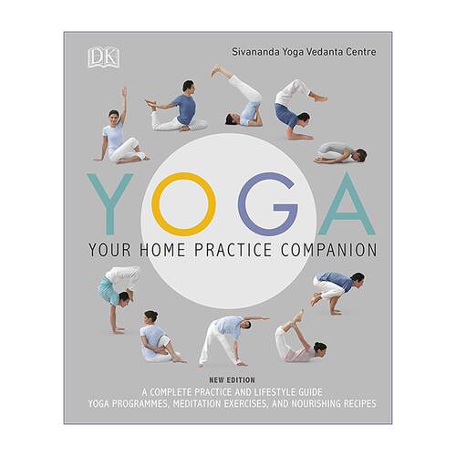 英文原版 Yoga Your Home Practice Companion DK家庭瑜伽全书 体式·呼吸·冥想·食谱完整指南 精装 英文版 进口英语原版书籍