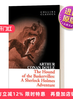 英文原版 The Hound of The Baskervilles 巴斯克维尔的猎犬 Collins Classics 柯林斯经典系列 英文版 进口英语原版书籍