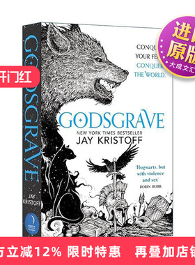 英文原版 Nevernight Godsgrave 神之墓 杰伊·克里斯多夫 黑夜三部曲2 畅销青少年奇幻小说 英文版 进口英语原版书籍