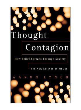 英文原版 Thought Contagion 思想传染 信仰如何在社会中传播 英文版 进口英语原版书籍
