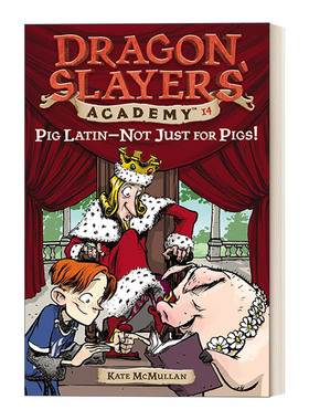 英文原版 Dragon Slayers' Academy 14 Pig Latin--Not Just for Pigs! 从前有条喷火龙14 英文版 进口英语原版书籍