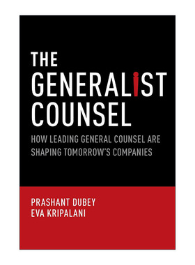 英文原版 The Generalist Counsel 通才律师 领先的总法律顾问如何塑造明天的公司 英文版 进口英语原版书籍