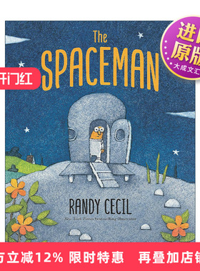 英文原版 The Spaceman 小小太空人 儿童科幻冒险绘本精装 小狗露西作者Randy Cecil 英文版 进口英语原版书籍