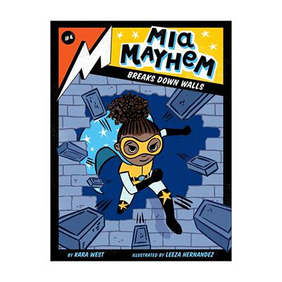 英文原版 Mia Mayhem Breaks Down Walls 超级英雄米娅卷4 英文版 进口英语原版书籍