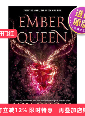 英文原版 Ember Queen Ash Princess 03 残虹女王 灰烬公主系列3 青少年奇幻小说 Laura Sebastian 英文版 进口英语原版书籍