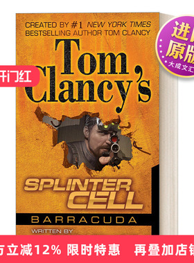 英文原版 Tom Clancy's Splinter Cell 02 Operation Barracuda 汤姆克兰西细胞分裂2 梭鱼行动 David Michaels 进口英语原版书籍