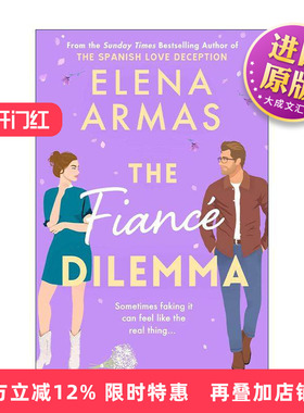 英文原版 The Fiance Dilemma 未婚夫的困境 浪漫爱情小说 西班牙爱情骗局作者新作 英文版 进口英语原版书籍