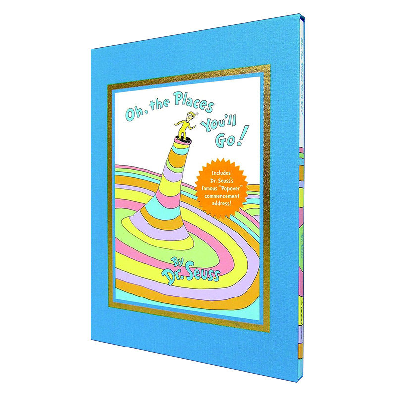 英文原版 Oh the Places You'll Go! Deluxe Edition 你要去的地方 豪华精装收藏版 Dr. Seuss苏斯博士 英文版 进口英语原版书籍
