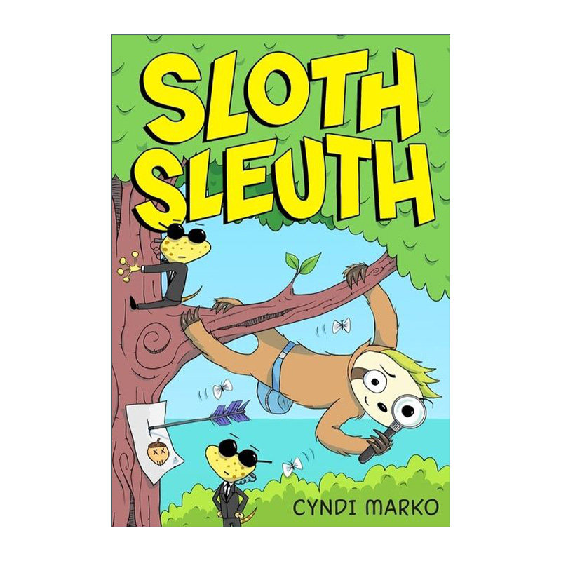英文原版 Sloth Sleuth 树懒侦探1 精装 全彩漫画 英文版 进口英语原版书籍