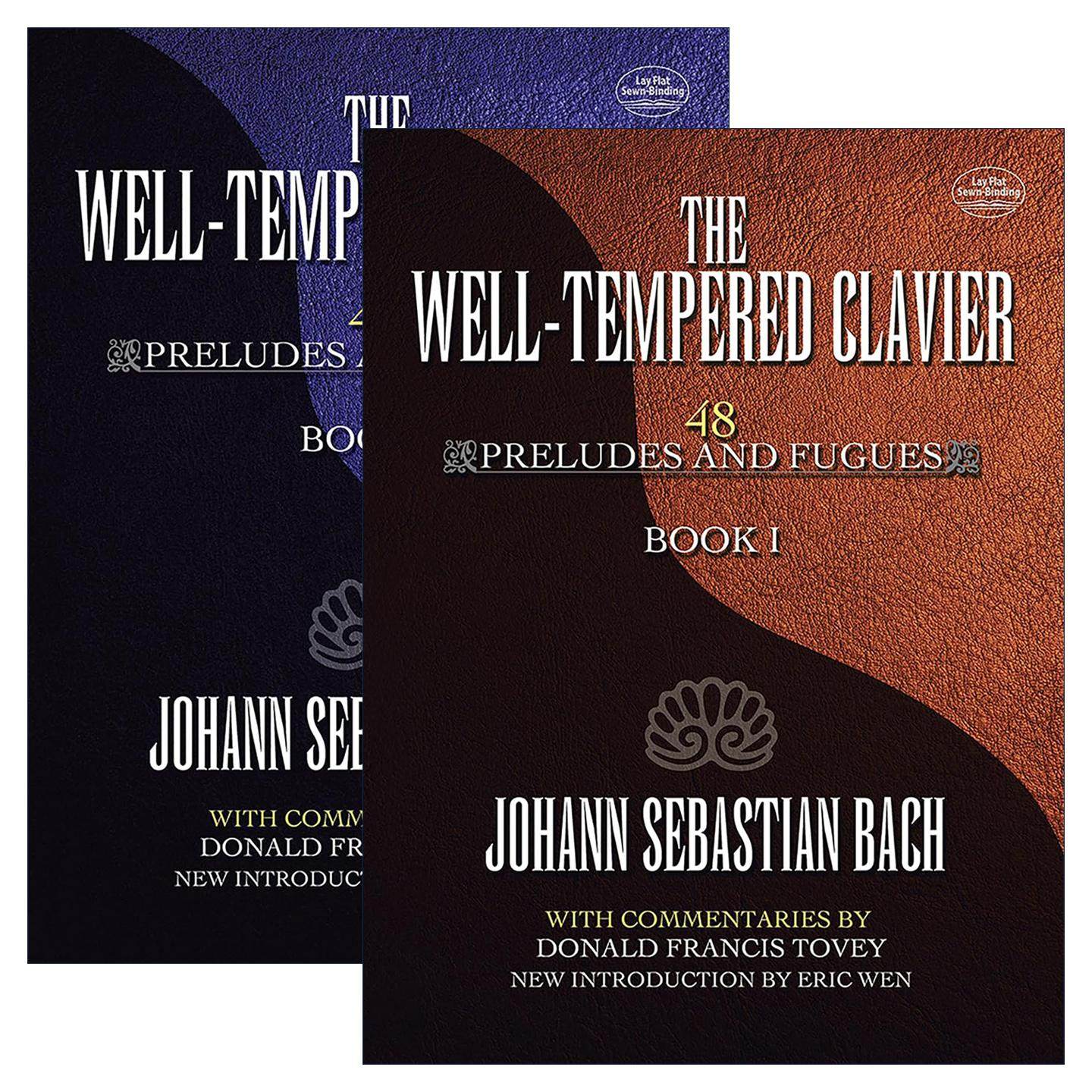 英文原版 The Well-Tempered Clavier 平均律钢琴曲集2册 48首序曲和赋格 巴赫 英文版 进口英语原版书籍