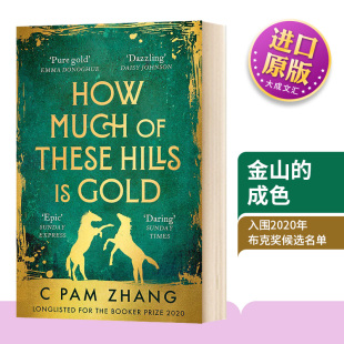 2020英国布克奖长名单 英文原版 Much How 金山 These 华裔作家张辰极 英文版 Gold 小说 Hills 书籍 进口英语原版 成色