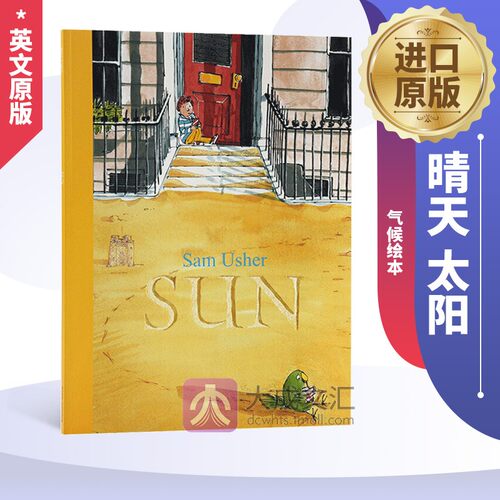 Sun 英文原版 晴天 太阳 气候绘本 英文版儿童英语图画故事书 水彩画风 自然系列 Sam Usher 山姆亚瑟 原版书籍