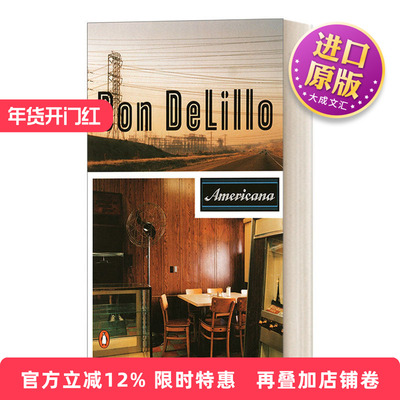 英文原版小说 Americana 美国的传说 美国国家图书奖获得者Don DeLillo 英文版 进口英语原版书籍