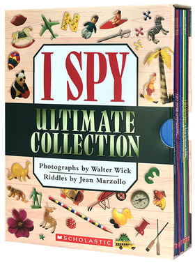 I Spy Ultimate Collection 英文原版绘本 视觉大发现10册合集 开发大脑益智游戏 Scholastic 英文版书 正版进口原版英语书籍