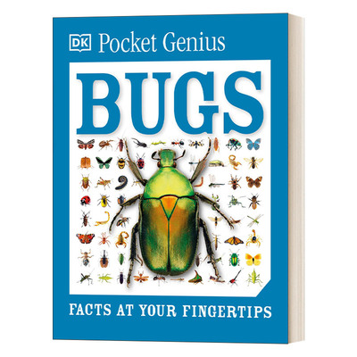 英文原版 Pocket Genius Bugs Facts at Your Fingertips DK百科知识口袋书 口袋天才系列 昆虫 英文版 进口英语原版书籍