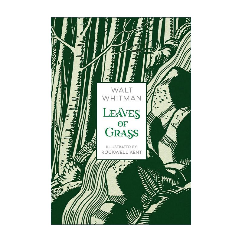 英文原版 Leaves of Grass 草叶集 经典精装插图版 英文版 进口英语原版书籍