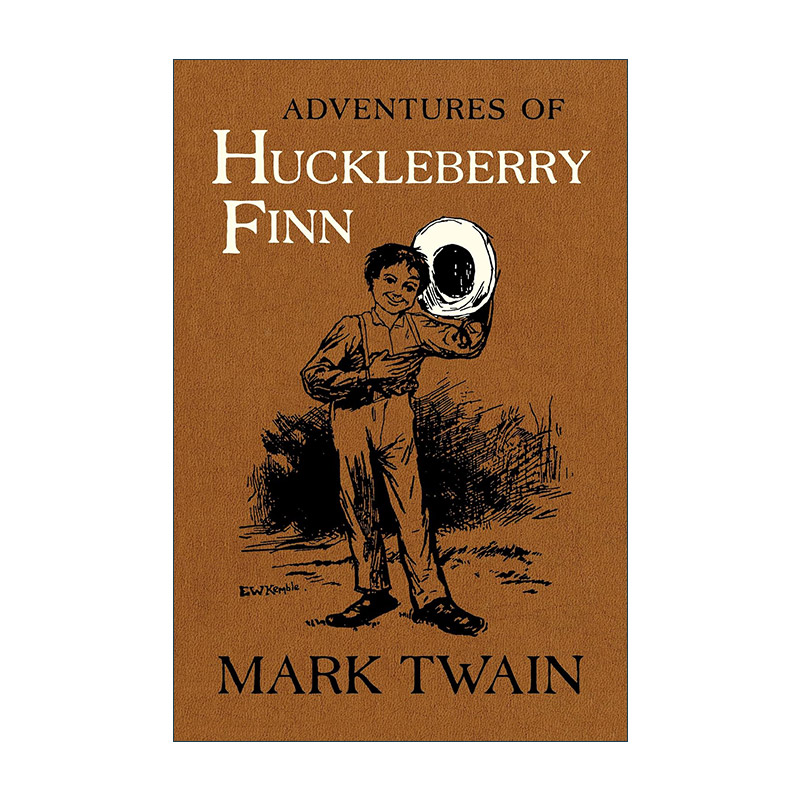 英文原版 Adventures of Huckleberry Finn 哈克贝里·费恩历险记 带原始插图的权威文本 精装收藏版 英文版 进口英语原版书籍