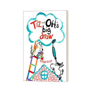 Otts 蒂兹和奥特 绘本 and 英文版 书籍 英文原版 精装 Big Tiz Bridget 大画布 Draw 进口英语原版 Marzo