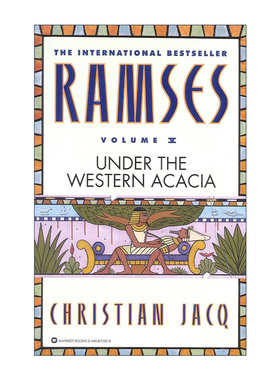 英文原版 Ramses Volume V 洋槐树下 拉美西斯五部曲之五 克里斯蒂安·贾克 英文版 进口英语原版书籍