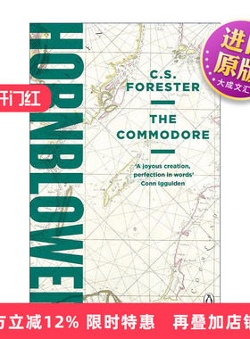 英文原版 The Commodore 怒海英雄4  C.S.福里斯特经典历史海战小说 英文版 进口英语原版书籍