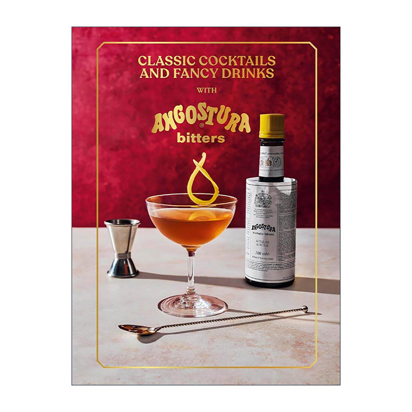 英文原版 Classic Cocktails and Fancy Drinks 经典鸡尾酒和花式饮品配方 安哥斯特拉苦精的应用 精装 英文版 进口英语原版书籍