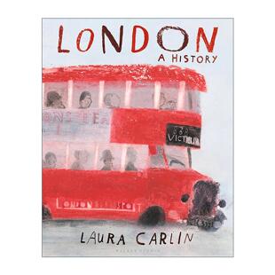 英文原版 London A History 伦敦城 历史精装画卷 插画师 Laura Carlin 劳拉·卡琳 英文版 进口英语原版书籍