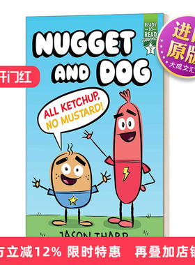 英文原版 Nugget and Dog 努格特和狗 只有番茄酱 没有芥末 分级阅读 漫画版 Ready-to-Read Graphics Level 2 英文版 进口英语书
