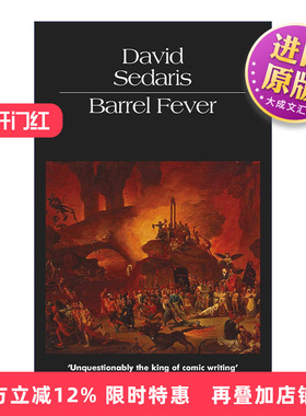 英文原版 Barrel Fever 大卫·赛德瑞斯David Sedaris 幽默散文 英文版 进口英语原版书籍