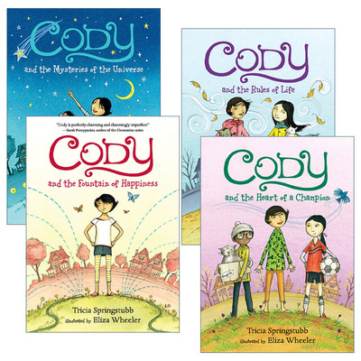 英文原版 Cody 科迪系列1-4册 儿童章节桥梁故事书 名家Eliza Wheeler 科迪和幸福之泉/宇宙的奥秘/生活规则 英文版 进口英语书籍