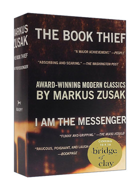 英文原版 The Book Thief I Am the Messenger Paperback Boxed Set 偷书贼 传信人 两册盒装套装 Markus Zusak 进口英语原版书籍