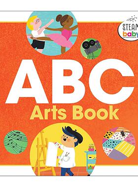 英文原版 ABC Arts Book STEAM Baby for Infants and Toddlers 艺术 幼儿儿童启蒙认知绘本 英文版 进口英语原版书籍