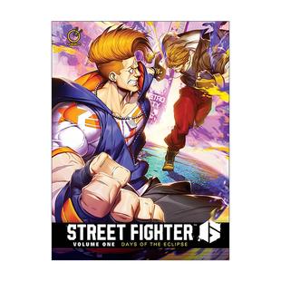 精装 Fighter Volume 英文原版 漫画卷一 英文版 街头霸王6 Eclipse The 书籍 进口英语原版 Days Street