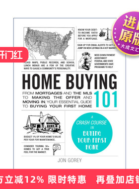 英文原版 Home Buying 101 101系列 购房 英文版 进口英语原版书籍