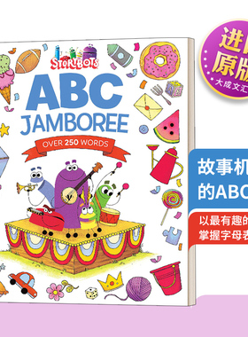 英文原版 Storybots ABC Jamboree 故事机器人的ABC聚会 精装 儿童英文字母启蒙 英文版 进口英语原版书籍