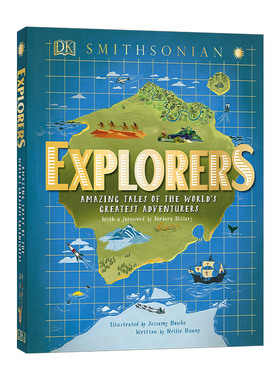 英文原版 Explorers 探险家 伟大冒险家的惊奇故事 精装 英文版 进口英语原版书籍