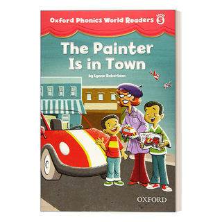 英文原版 Oxford Phonics World Readers Level 5 The Painter is in Town 牛津自然拼读阅读绘本第五级画家来了进口英语原版书籍