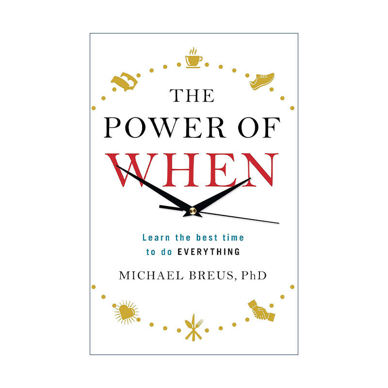 英文原版 The Power of When 跟随身体的自然节奏 学会在正确的时间做正确的事情 英文版 进口英语原版书籍