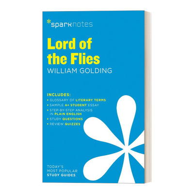 英文原版 Lord of the Flies 蝇王  SparkNotes Literature Guide文学导读系列 英文版 进口英语原版书籍