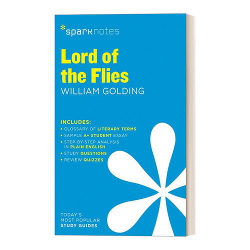 英文原版 Lord of the Flies 蝇王  SparkNotes Literature Guide文学导读系列 英文版 进口英语原版书籍