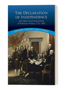 英文原版 The Declaration of Independence and Other Great Documents of American History 1775-1865 独立宣言和美国历史文献