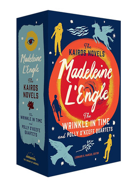 英文原版 Madeleine L'Engle The Kairos Novels 时间的皱折完整版 梅格时空大冒险全系列7部两册套装 英文版 进口英语原版书籍