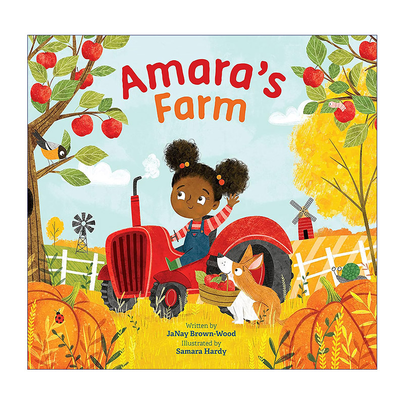 英文原版 Amara's Farm Where In the Garden阿玛拉的农场花园在哪里系列儿童科普百科精装绘本 Samara Hardy进口英语原版书籍