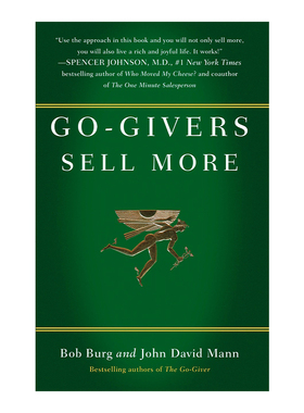 英文原版 Go-Givers Sell More 给予者卖得更多 销售技巧指南 精装 Bob Burg 英文版 进口英语原版书籍