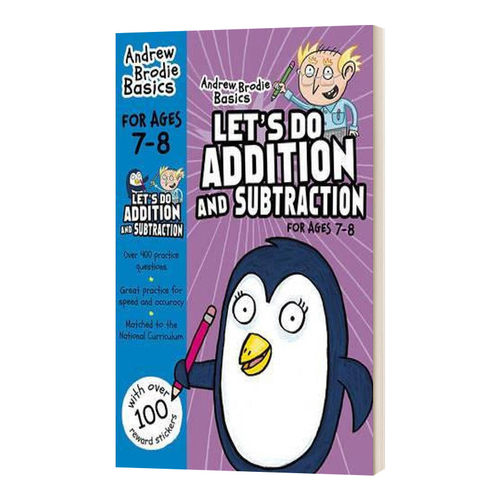 英文原版 Let's do Addition and Subtraction 7-8 我们一起做加法和减法 7-8岁 英文版 进口英语原版书籍儿童图书