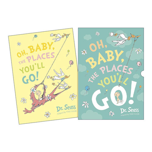 英文原版 Oh  Baby  the Places You'll Go! 苏斯博士系列 噢 你将去的地方! 精装盒装收藏版 英文版 进口英语原版书籍